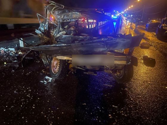 Авария произошла на Киевском шоссе в Наро-Фоминском районе