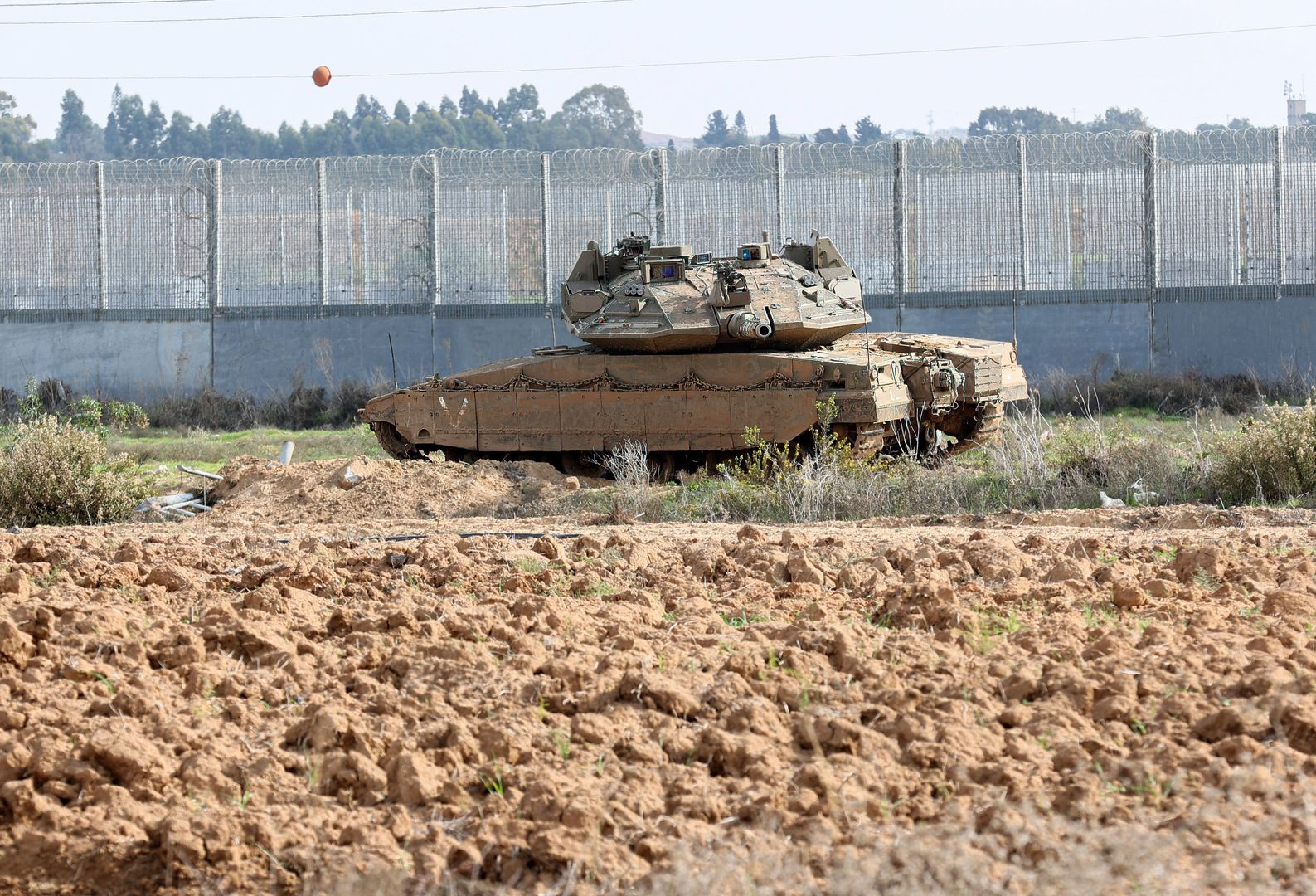 Палестинцы уничтожили израильский танк Merkava Mk4