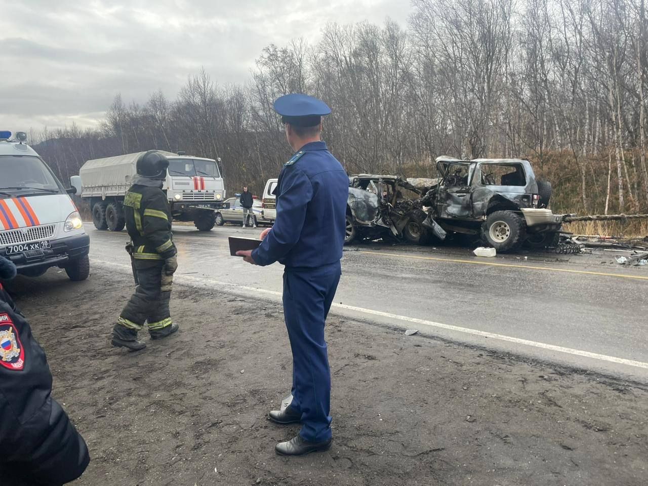 На Камчатке в дорожной аварии погибли пять человек