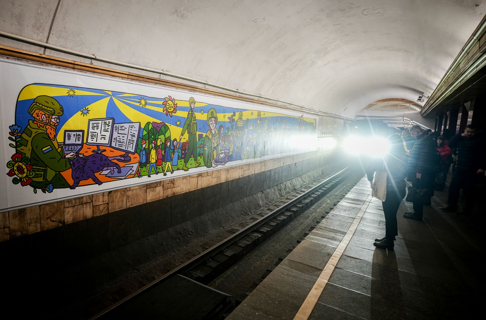 В Киевском метро после затопления обнаружили проседание тоннеля