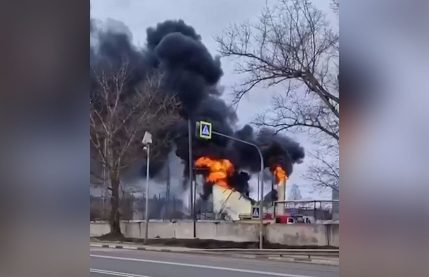 Дрон атаковал Михайловский ГОК в Курской области