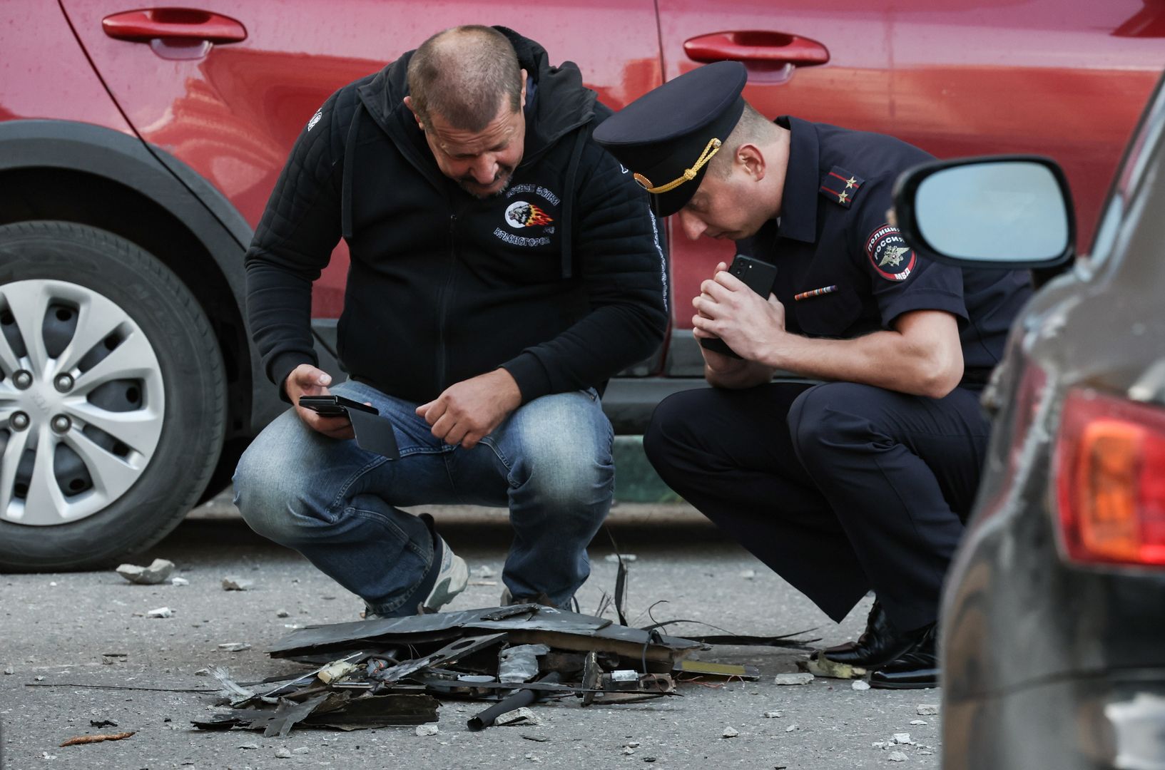 На месте падения БПЛА в Ступино работают экстренные службы