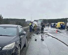Четыре подростка погибли в массовом ДТП с пожаром на Урале