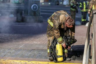 Кличко сообщил о взрывах резервуаров с топливом в Киеве
